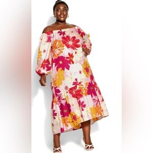 City Chic Pretty Pop Dress